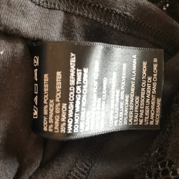 Urban Outfitters Black Lace Bodycon Dress Size XS - Picture 7 of 7